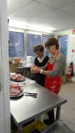 Piquage des diots avant la cuisson