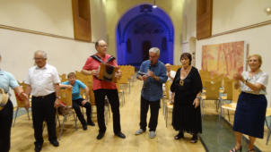 Les musiciens mettent l'ambiance