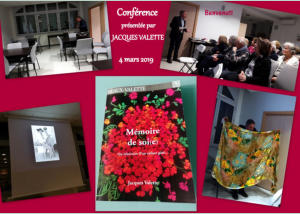 Conf�rence "M�moire de soi(e)" Jacques Valette le 16 mars 2019
