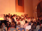 Dans la Chapelle du Château avec les autres chorales