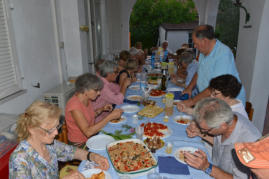 Un bon repas chez Mirko � l'issue d'une journ�e bien remplie