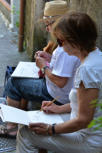 Artistes au travail