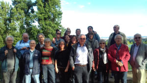 Le groupe des bolanais et leurs hôtes saint-cyrôts
