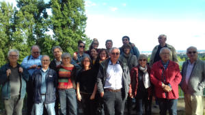 Le groupe des bolanais et leurs hôtes saint-cyrôts